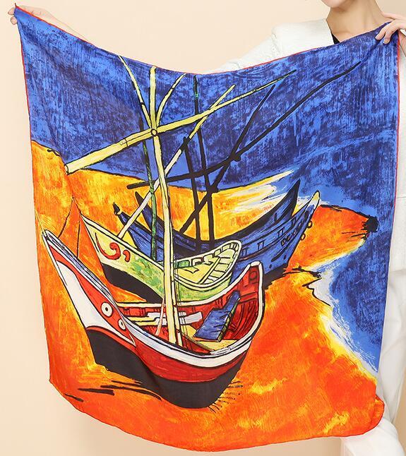 China Custom Lady Silk Scarf